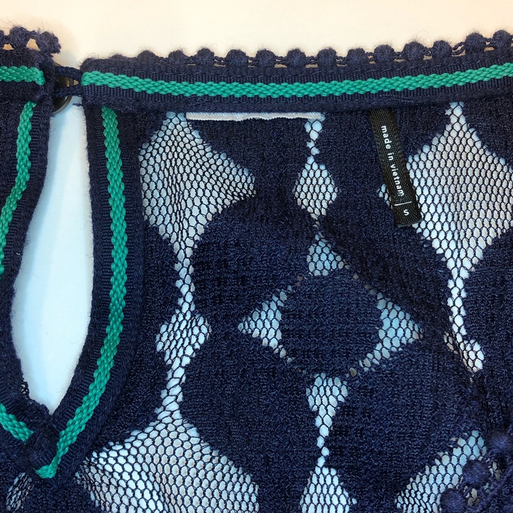 Anthropologie Lace Floral Tunic Top Dress Small - Picture 9 of 13